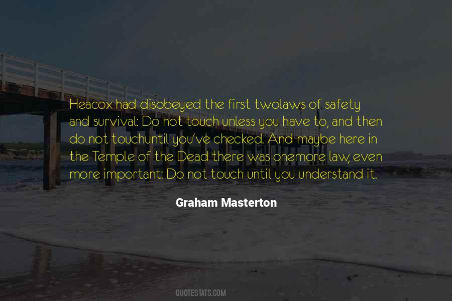 Graham Masterton Quotes #292712