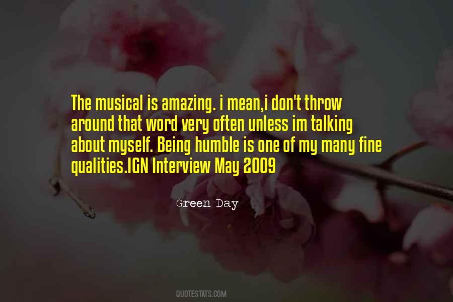 Green Day Quotes #1716364