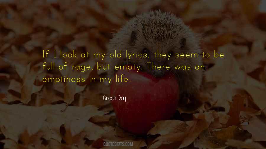 Green Day Quotes #19800