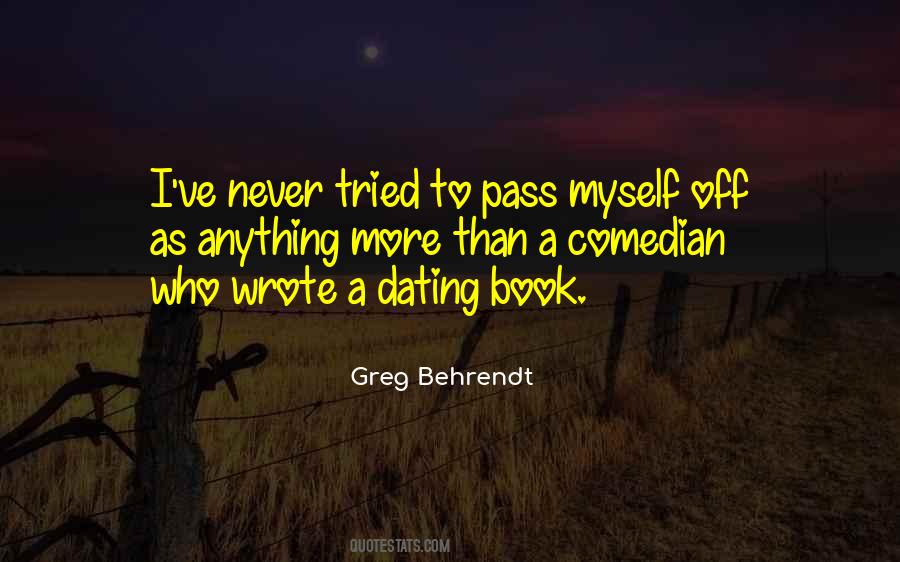 Greg Behrendt Quotes #26085