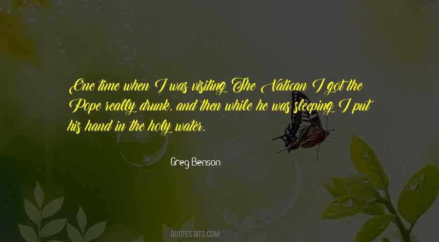Greg Benson Quotes #141894