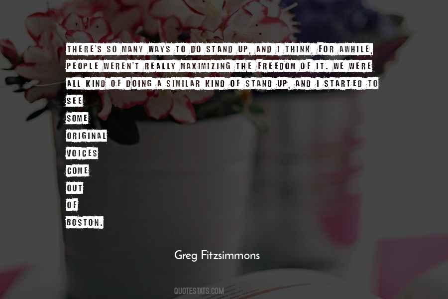 Greg Fitzsimmons Quotes #1208966