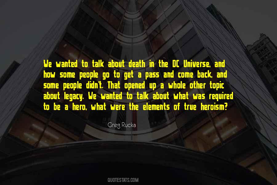 Greg Rucka Quotes #1410435