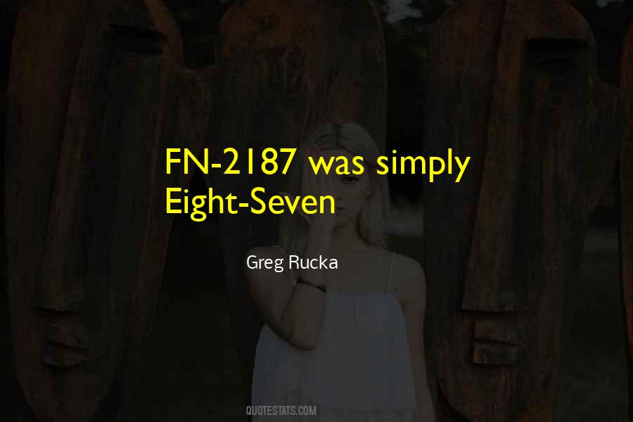 Greg Rucka Quotes #299145