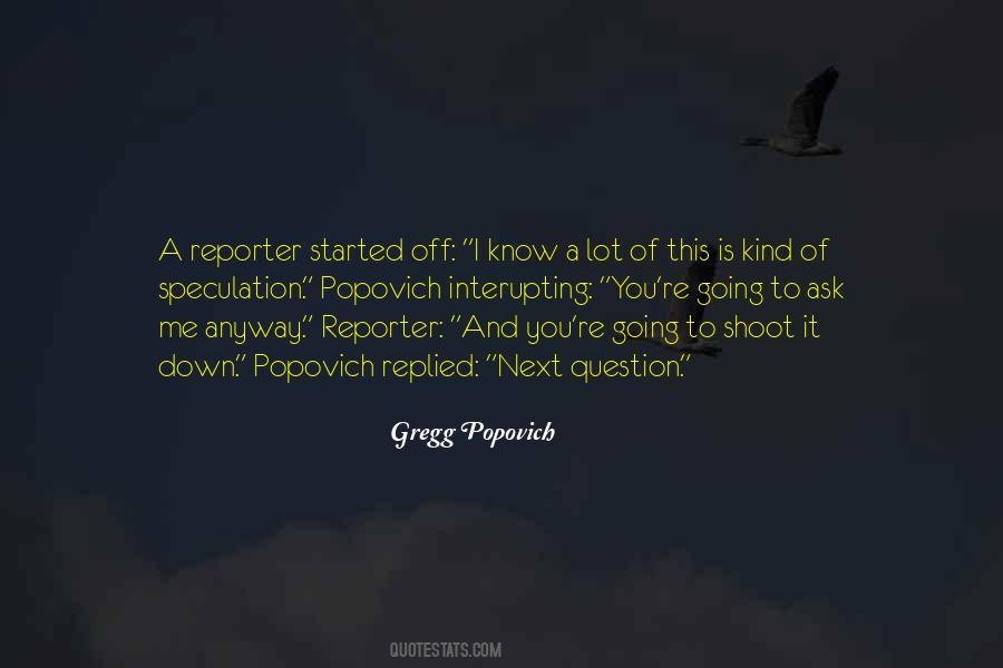 Gregg Popovich Quotes #187188