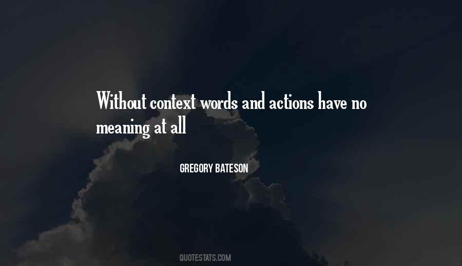 Gregory Bateson Quotes #567674