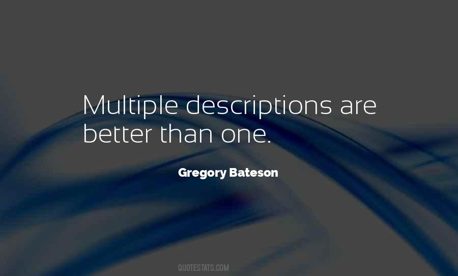 Gregory Bateson Quotes #869662