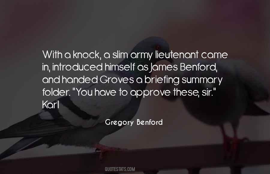 Gregory Benford Quotes #105724