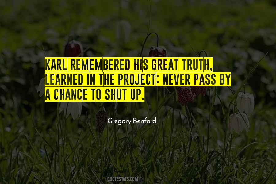 Gregory Benford Quotes #1735807