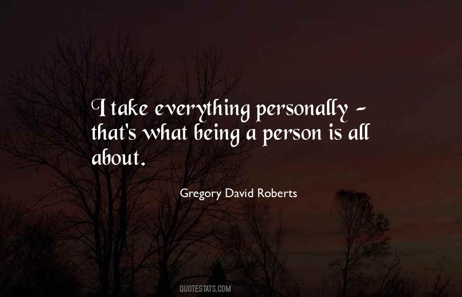 Gregory David Roberts Quotes #730204