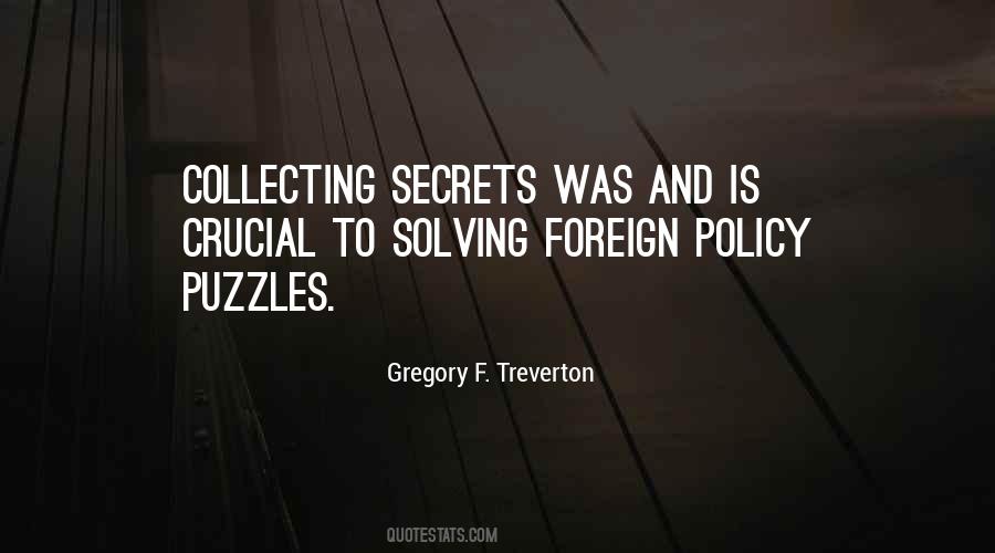 Gregory F. Treverton Quotes #195925