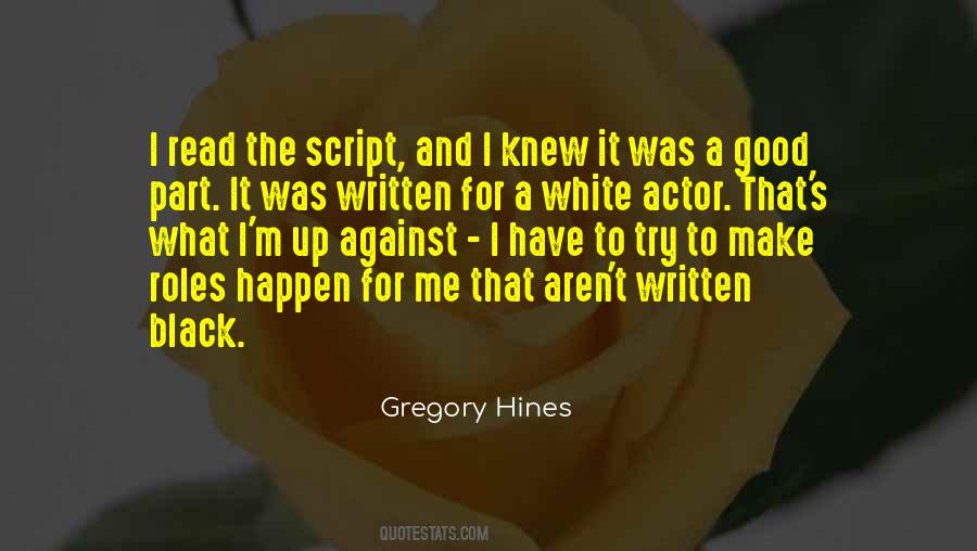 Gregory Hines Quotes #1301151