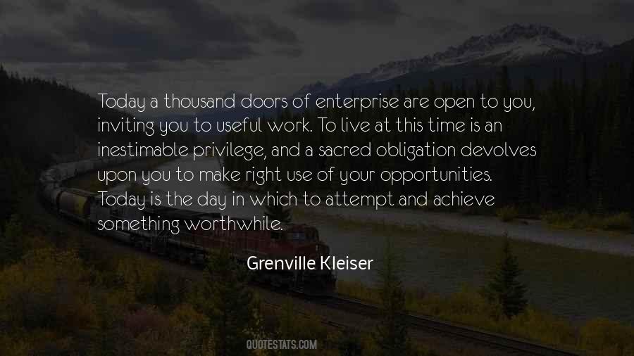 Grenville Kleiser Quotes #1287134