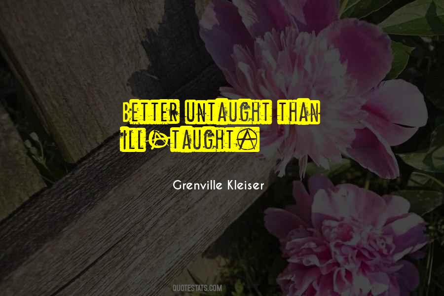 Grenville Kleiser Quotes #314975