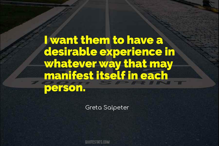 Greta Salpeter Quotes #446228