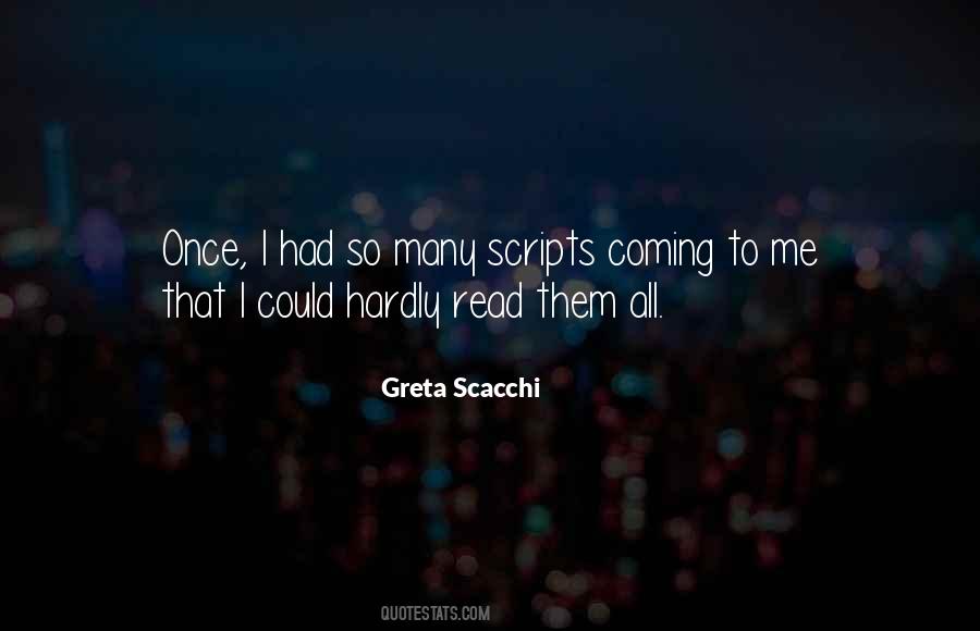 Greta Scacchi Quotes #480422