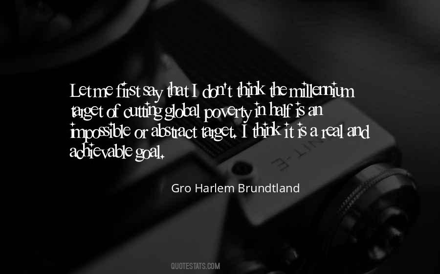 Gro Harlem Brundtland Quotes #46821
