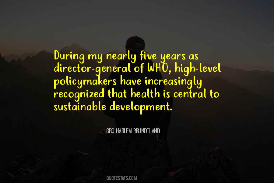 Gro Harlem Brundtland Quotes #94570