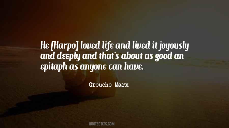 Groucho Marx Quotes #1307240