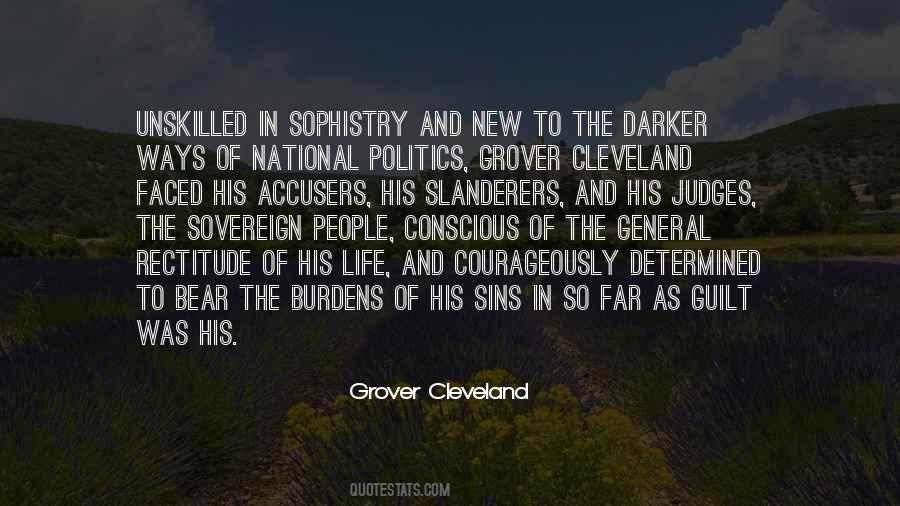 Grover Cleveland Quotes #1318314