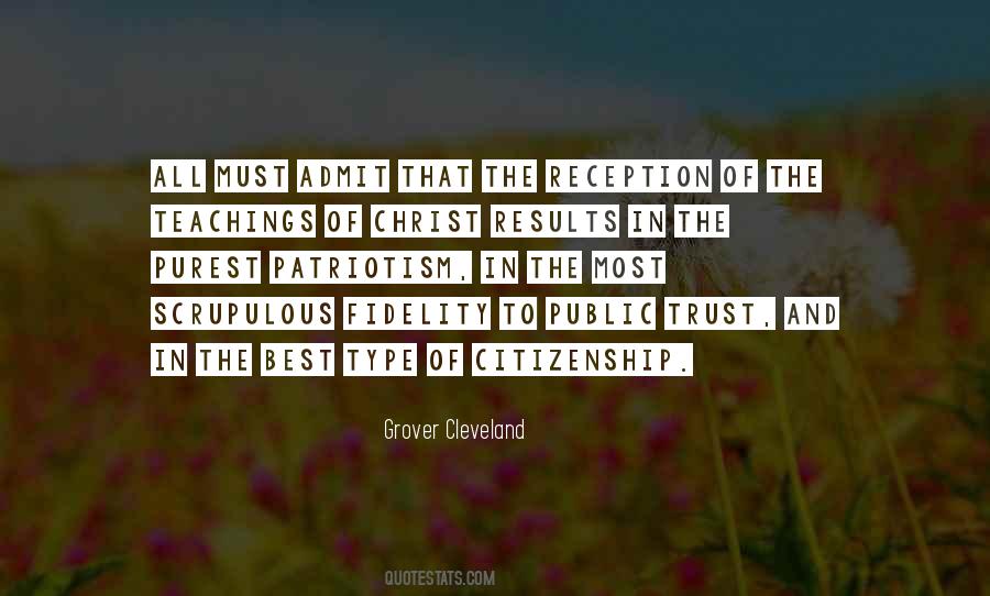 Grover Cleveland Quotes #1854790