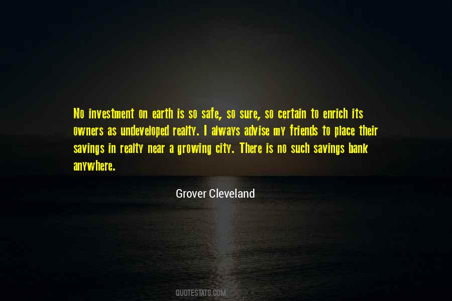 Grover Cleveland Quotes #746235