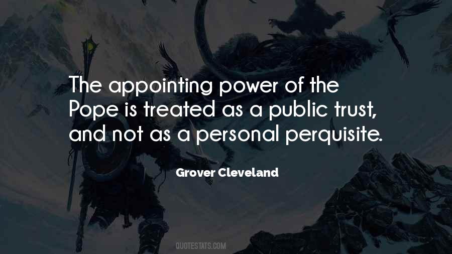 Grover Cleveland Quotes #917446