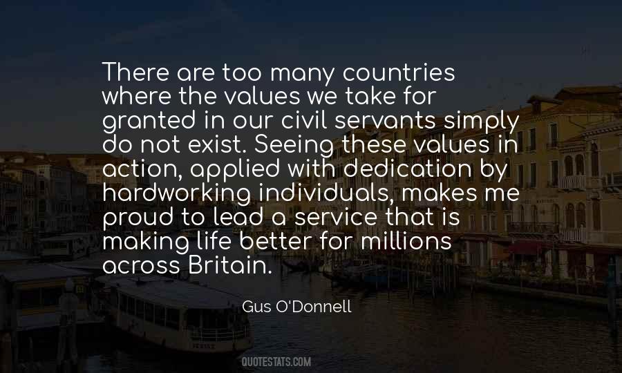 Gus O'Donnell Quotes #1636977