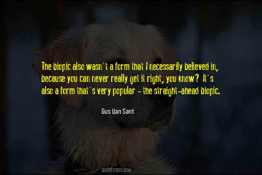 Gus Van Sant Quotes #472397