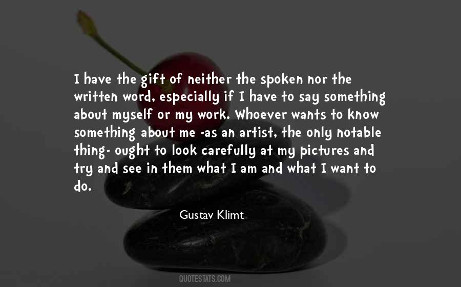Gustav Klimt Quotes #701316