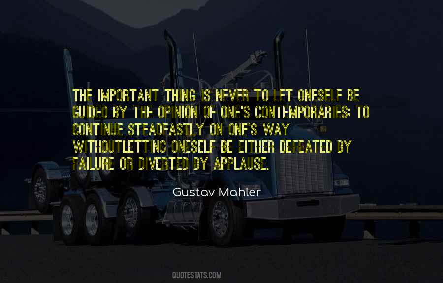 Gustav Mahler Quotes #1368500