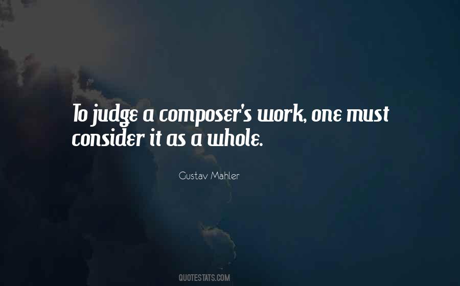 Gustav Mahler Quotes #1466417