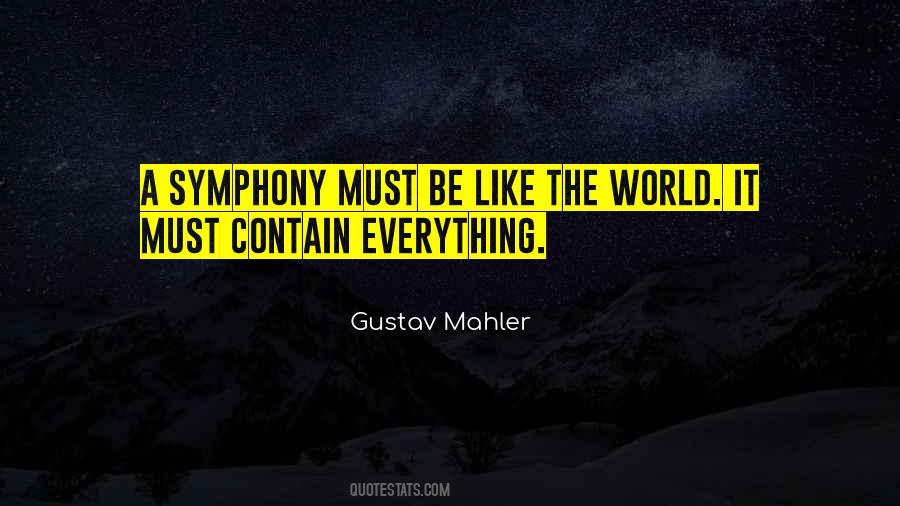 Gustav Mahler Quotes #826320