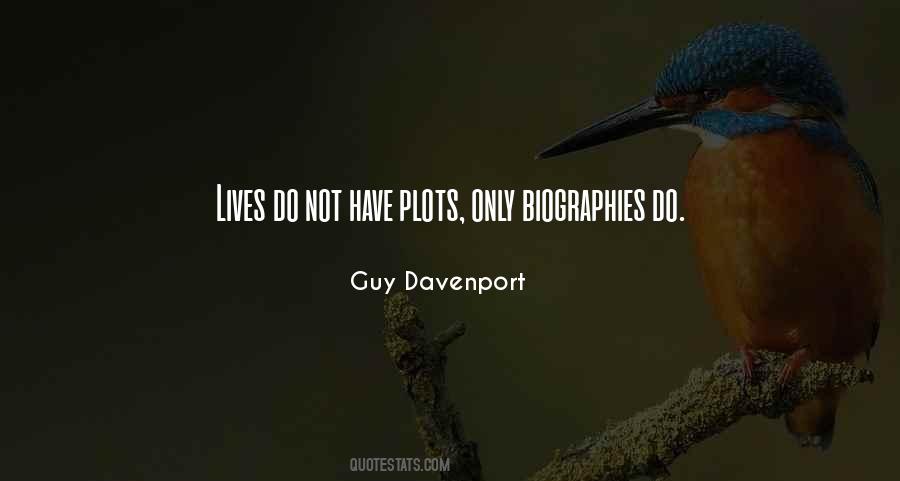 Guy Davenport Quotes #2275
