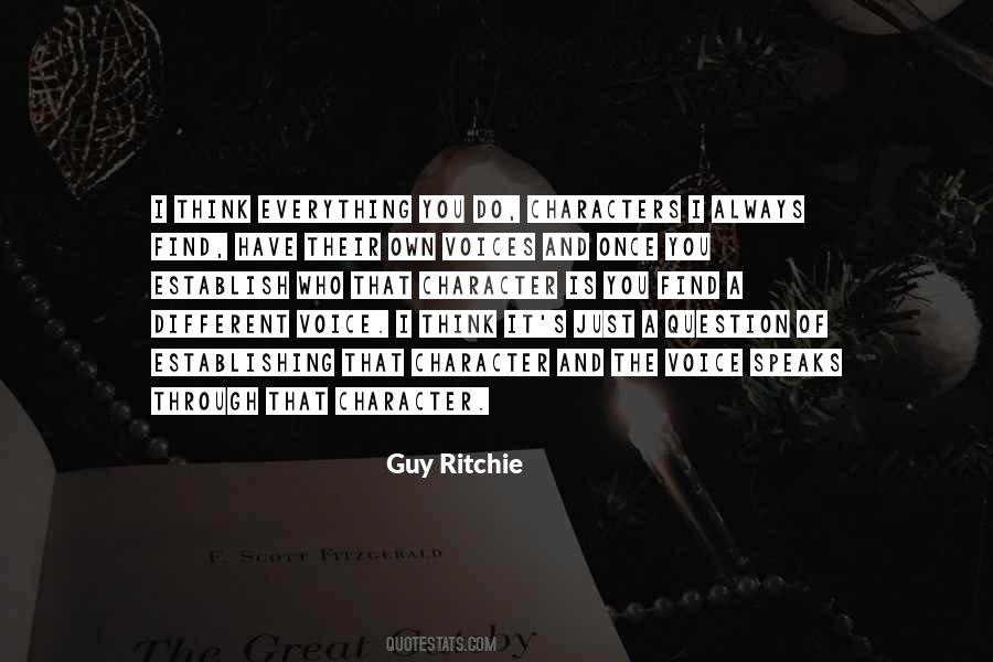 Guy Ritchie Quotes #1448785