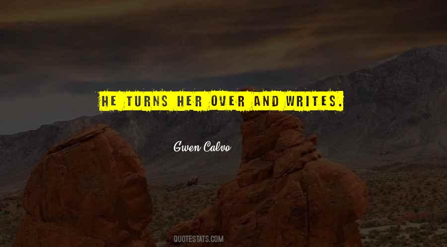 Gwen Calvo Quotes #224173