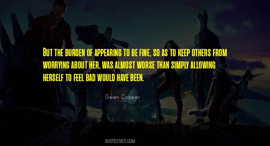 Gwen Cooper Quotes #215406