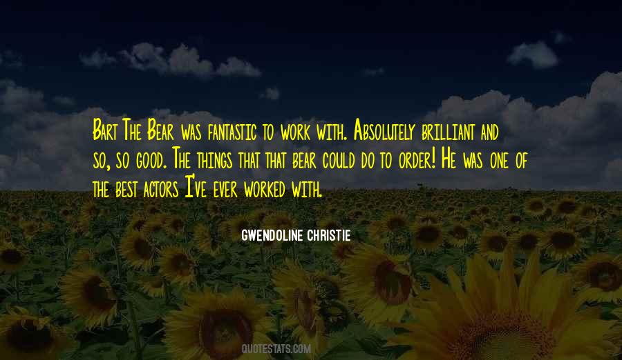 Gwendoline Christie Quotes #375771