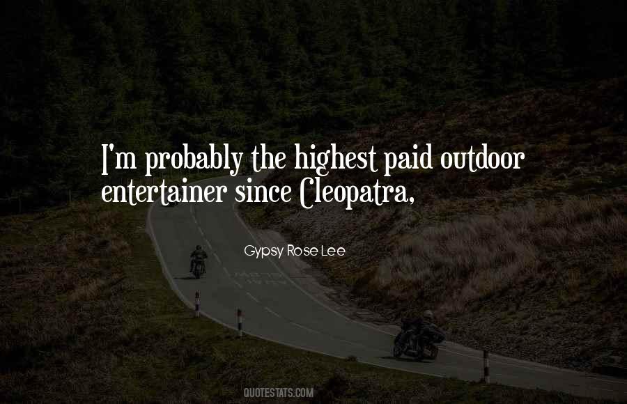 Gypsy Rose Lee Quotes #798026