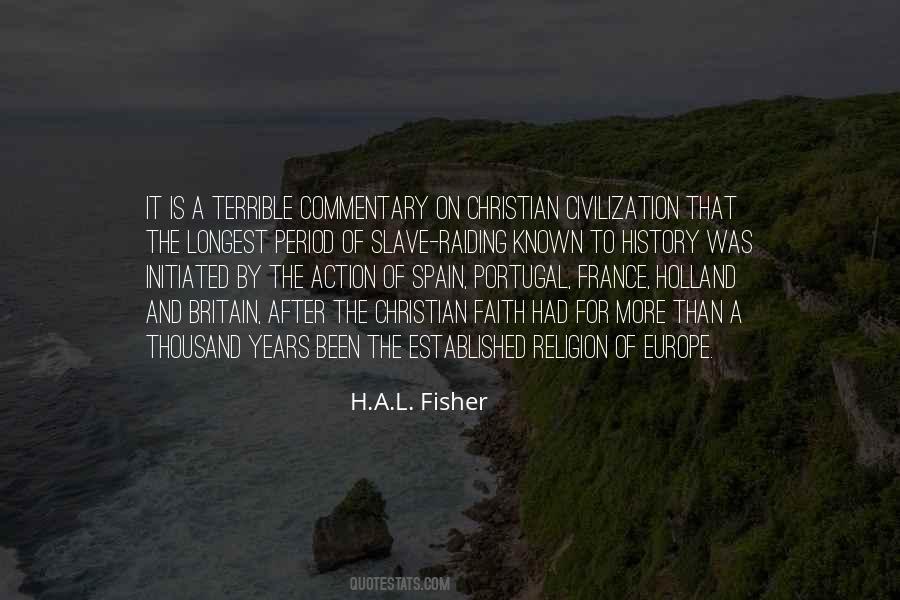 H.A.L. Fisher Quotes #772289