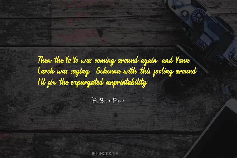 H. Beam Piper Quotes #91034