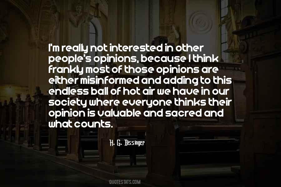 H. G. Bissinger Quotes #1021964