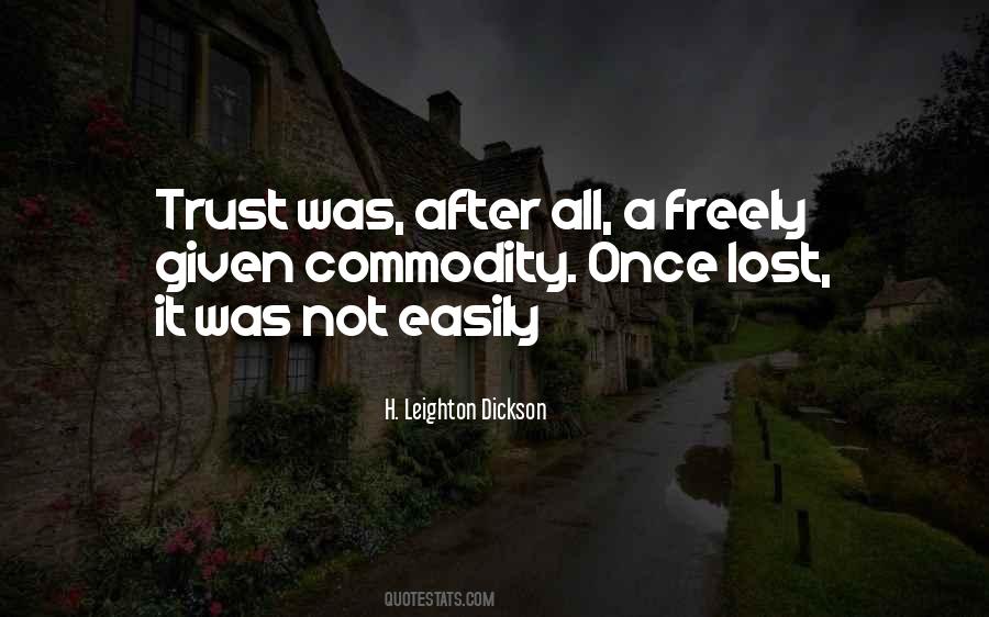 H. Leighton Dickson Quotes #804028