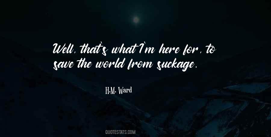 H.M. Ward Quotes #1177601