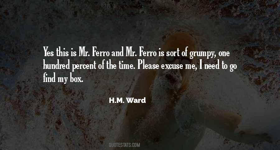 H.M. Ward Quotes #725865