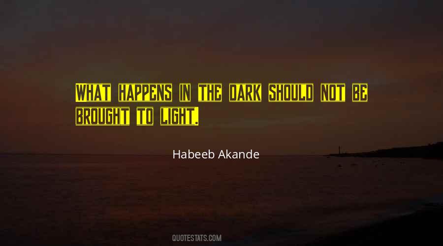 Habeeb Akande Quotes #1269683