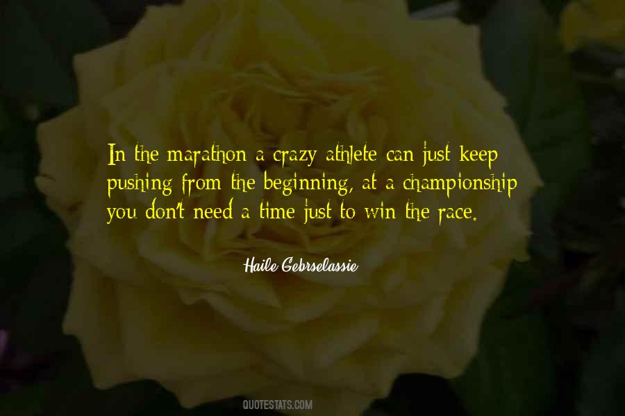 Haile Gebrselassie Quotes #1203200