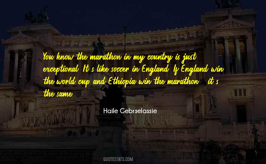 Haile Gebrselassie Quotes #129084