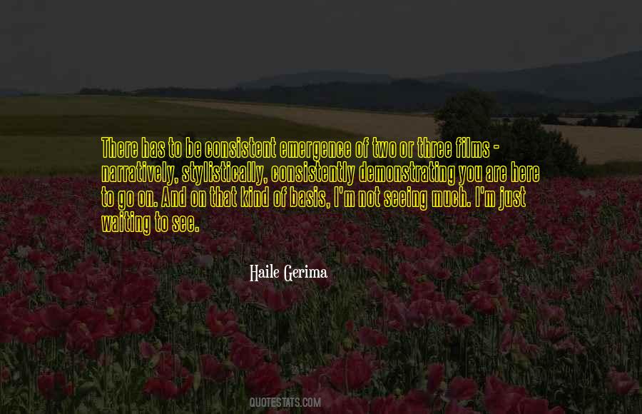 Haile Gerima Quotes #116747