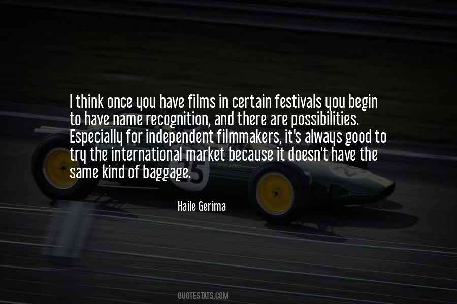 Haile Gerima Quotes #1838588